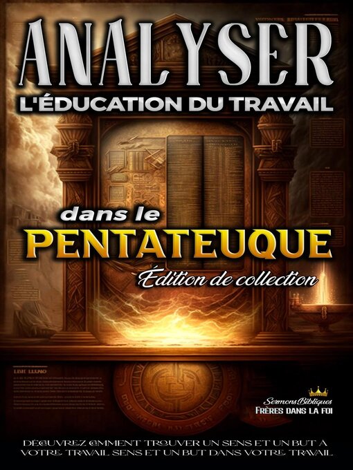 Title details for Analyse de L'enseignement du Travail dans le Pentateuque by Sermons Bibliques - Wait list